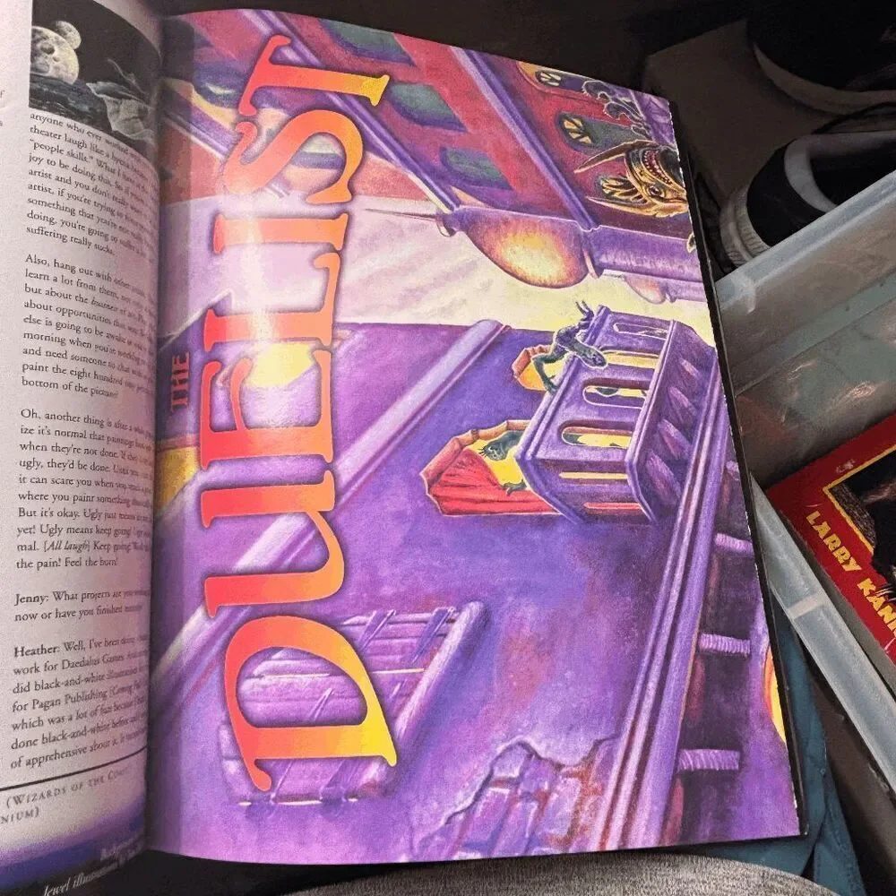 The‎ Duelist - Issue 8 (December 1995) Includes Heather Hudson Art Poster